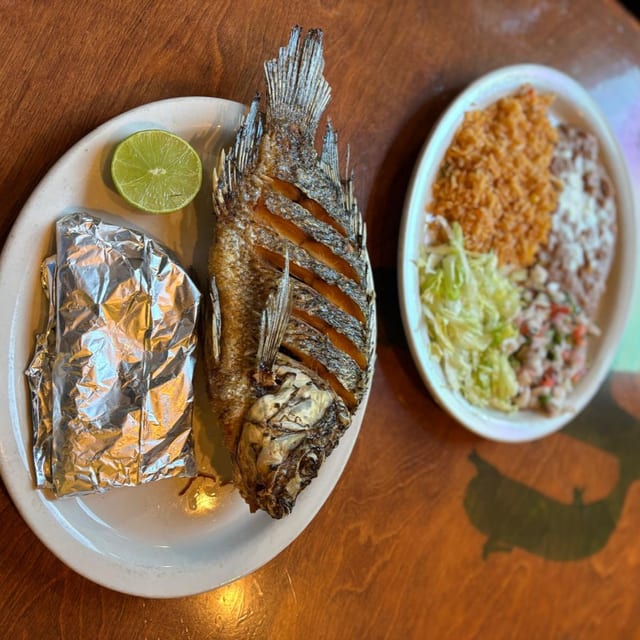 Whole Tilapia a La Calera.