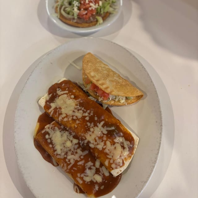 K. One Beef Burrito, One Bean Tostada, One Beef Taco & One Cheese Enchilada Combo.