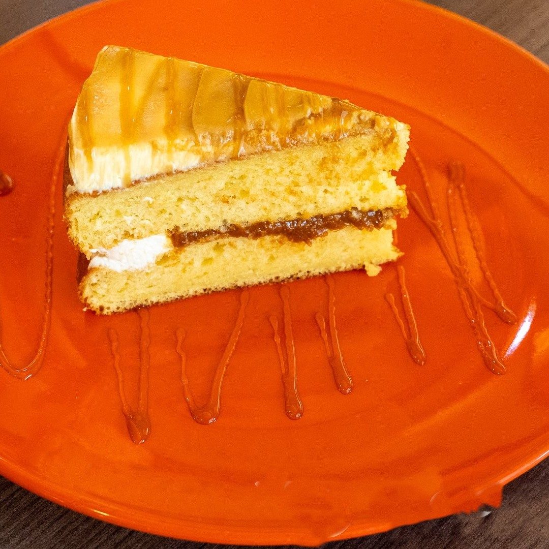Homemade Dulce de Leche Cake.