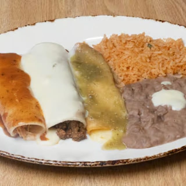 Trio Enchilada.