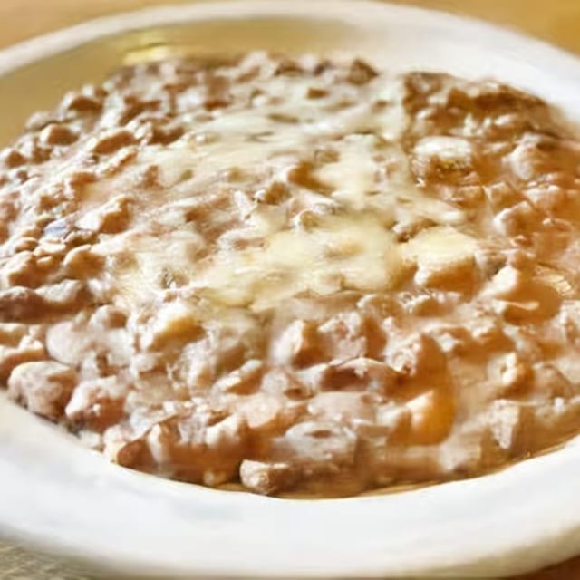 8a. Refried Beans.