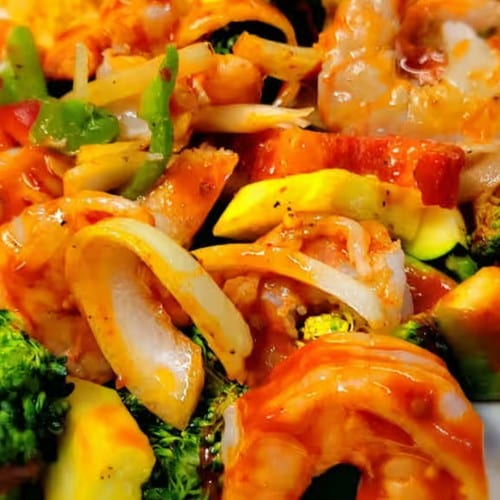 76. Shrimp Diabla Special.