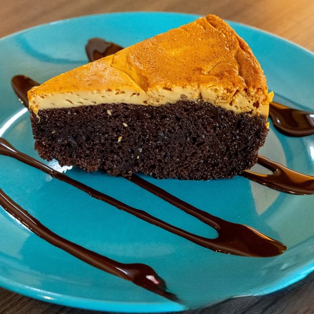 Homemade Choco Flan.