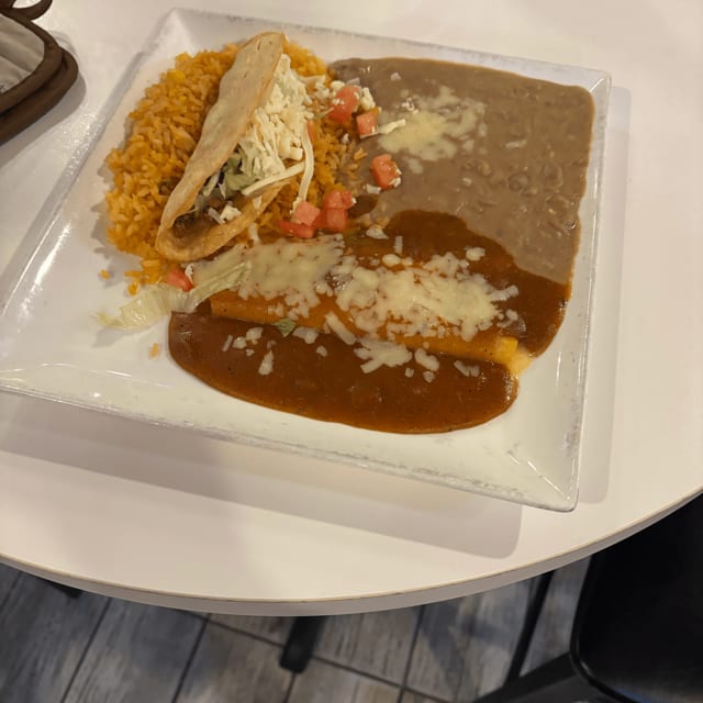 A. One Beef Taco & One Cheese Enchilada Combo.