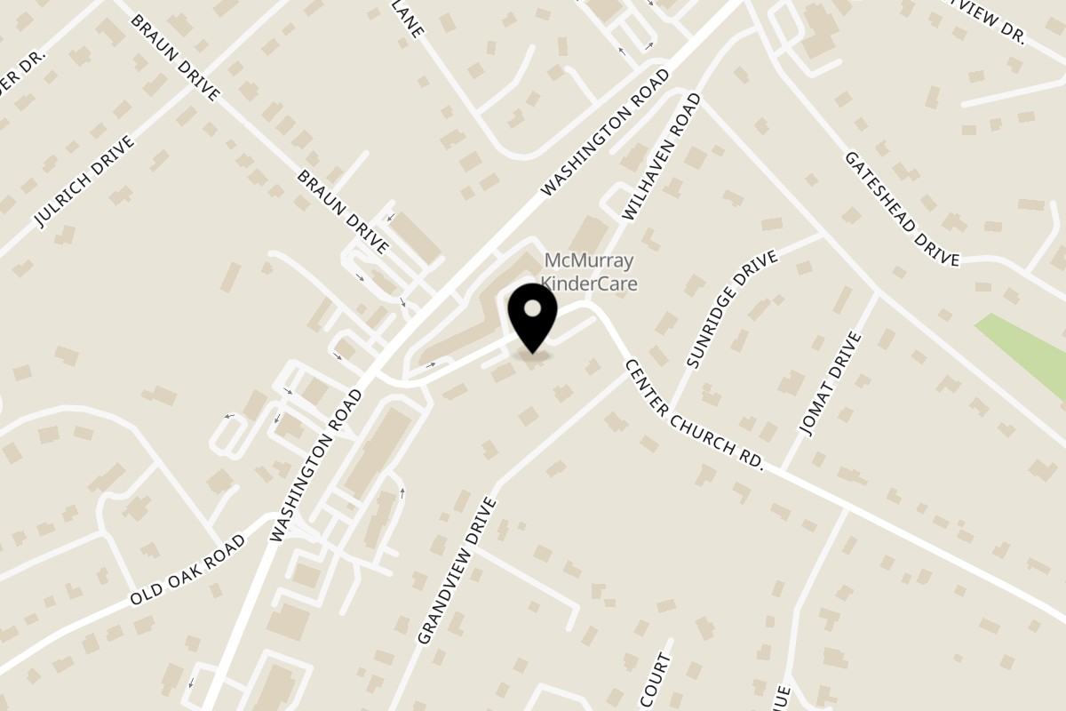 Map showing the location of La Calera Mexican Bar & Grill McMurray on 94 Center Church Rd in McMurray